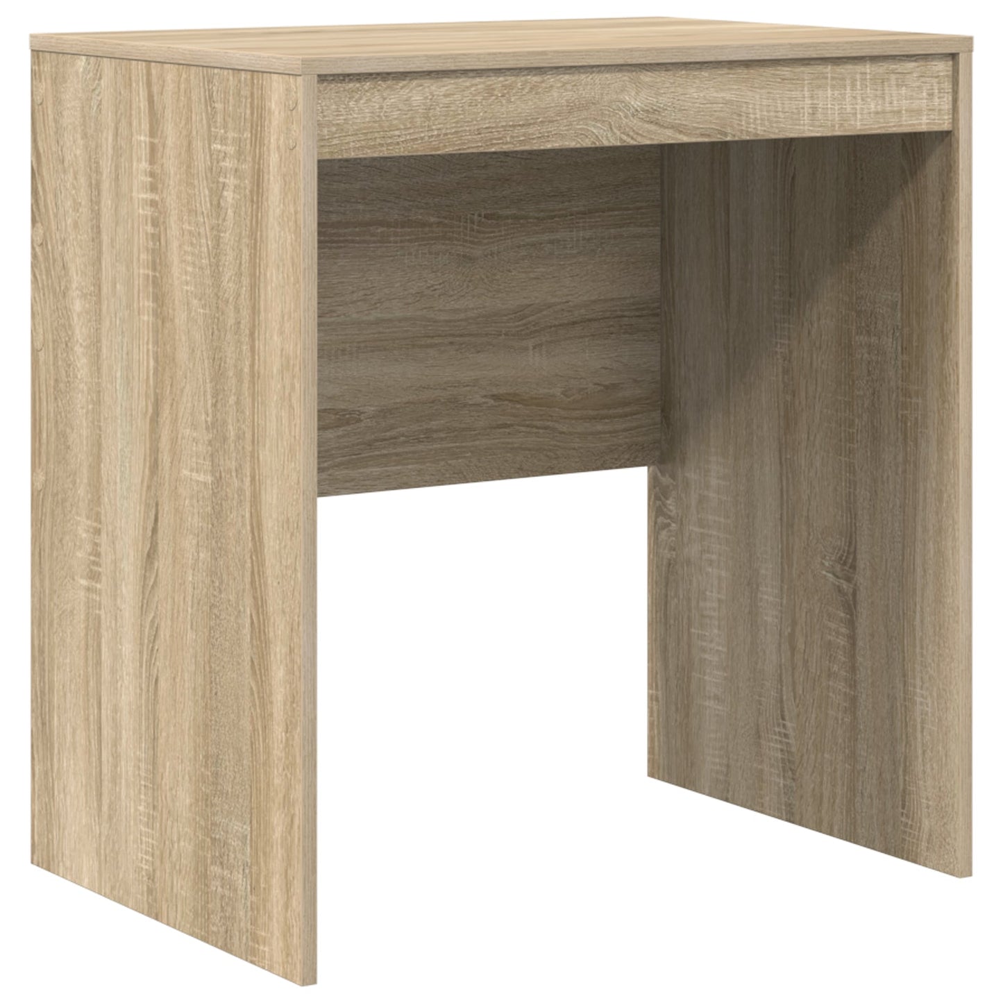 Desk with Storage Sonoma Oak Engineered Wood