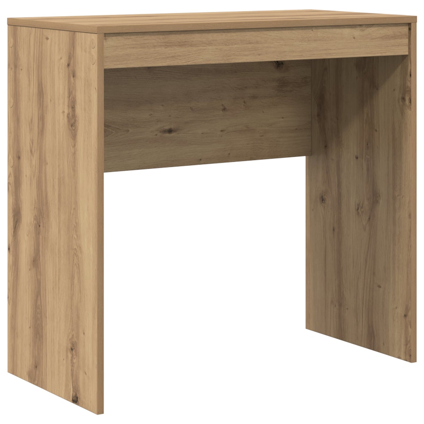 Desk with Storage Artisan Oak Engineered Wood