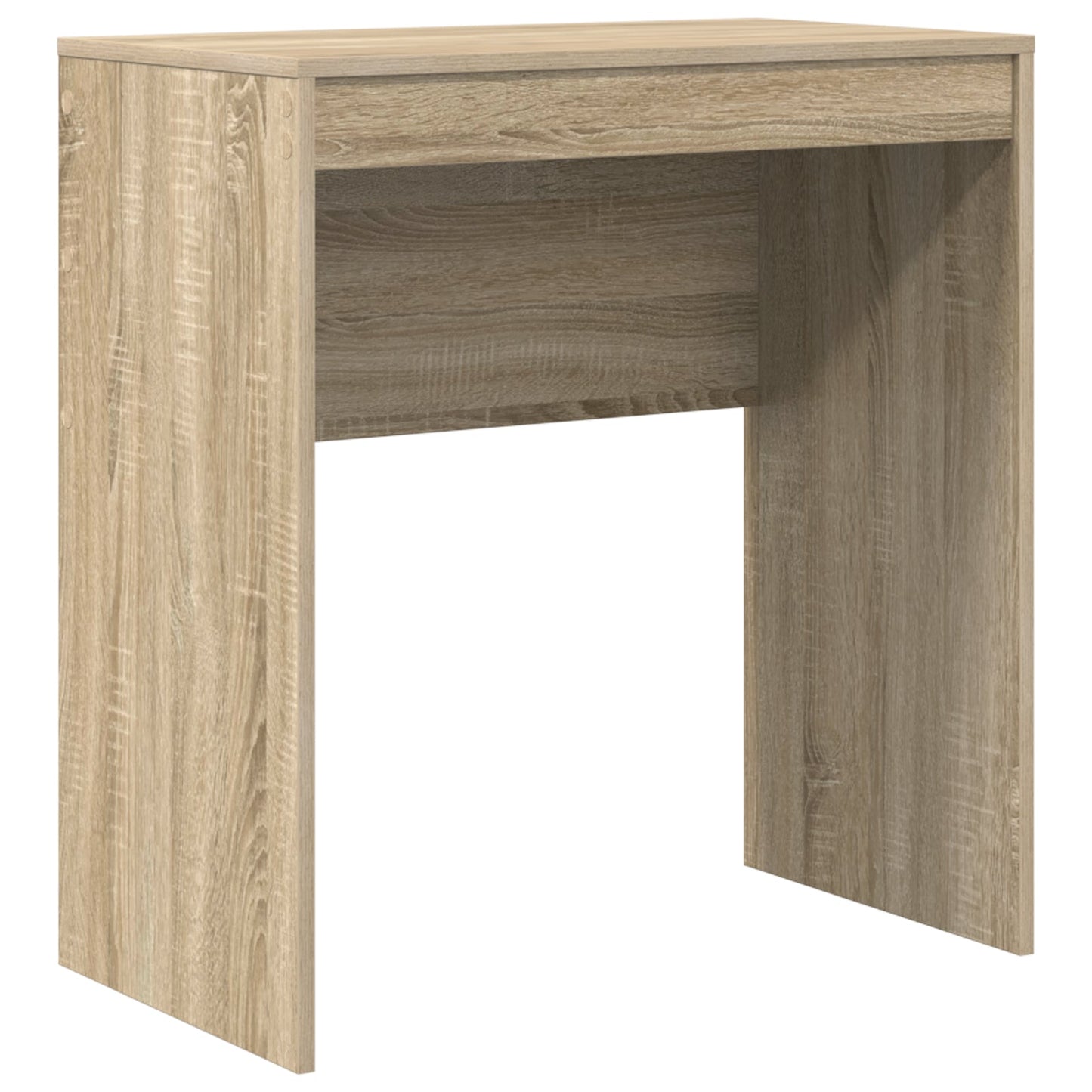 Desk with Storage Sonoma Oak Engineered Wood