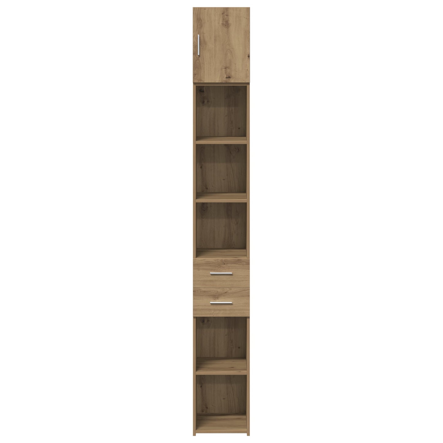 Slim Storage Cabinet Artisan Oak 30x42.5x225 cm Engineered Wood, vidaXL Wall Cabinet Artisan Oak 30x42.5x40 cm Engineered Wood, vidaXL Highboard Artisan Oak 30x42.5x185 cm Engineered Wood