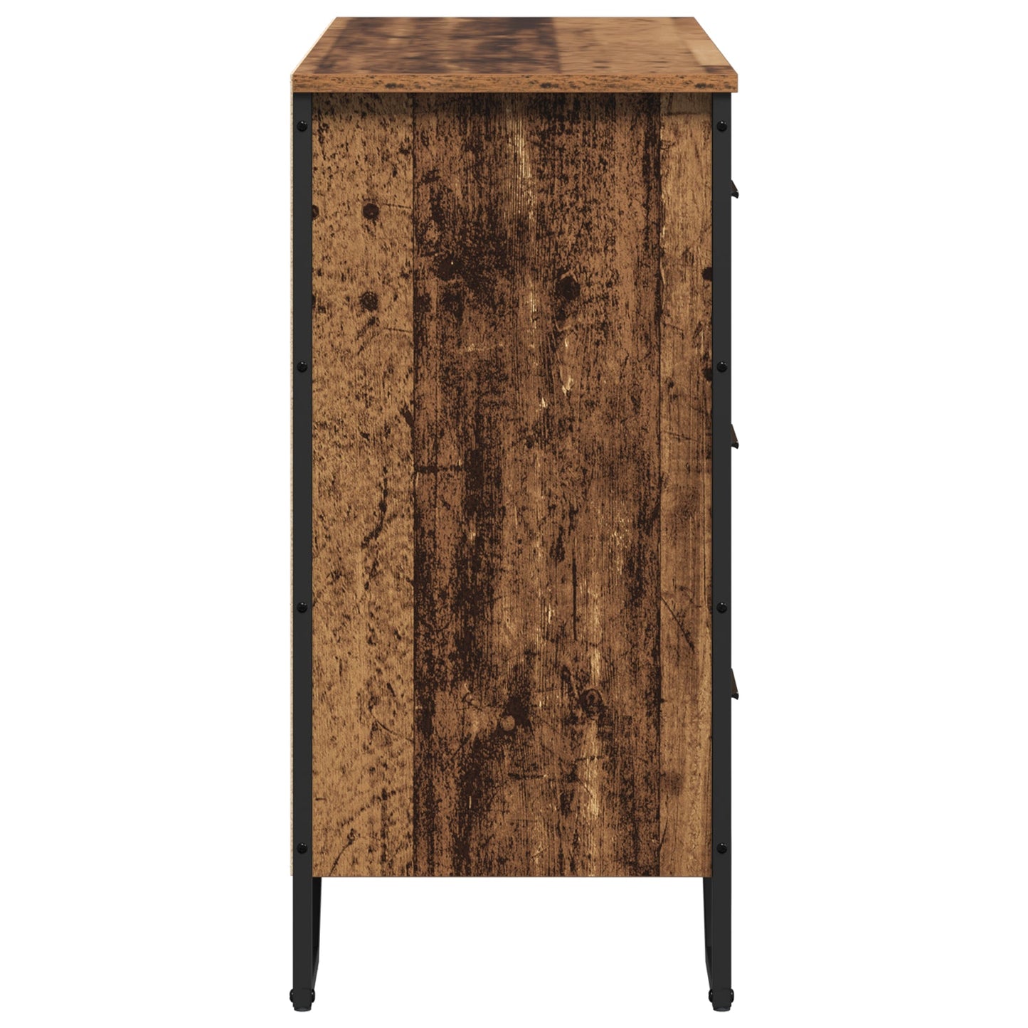 Chest of Drawers Old Wood 91x35.5x74.5 cm Engineered Wood