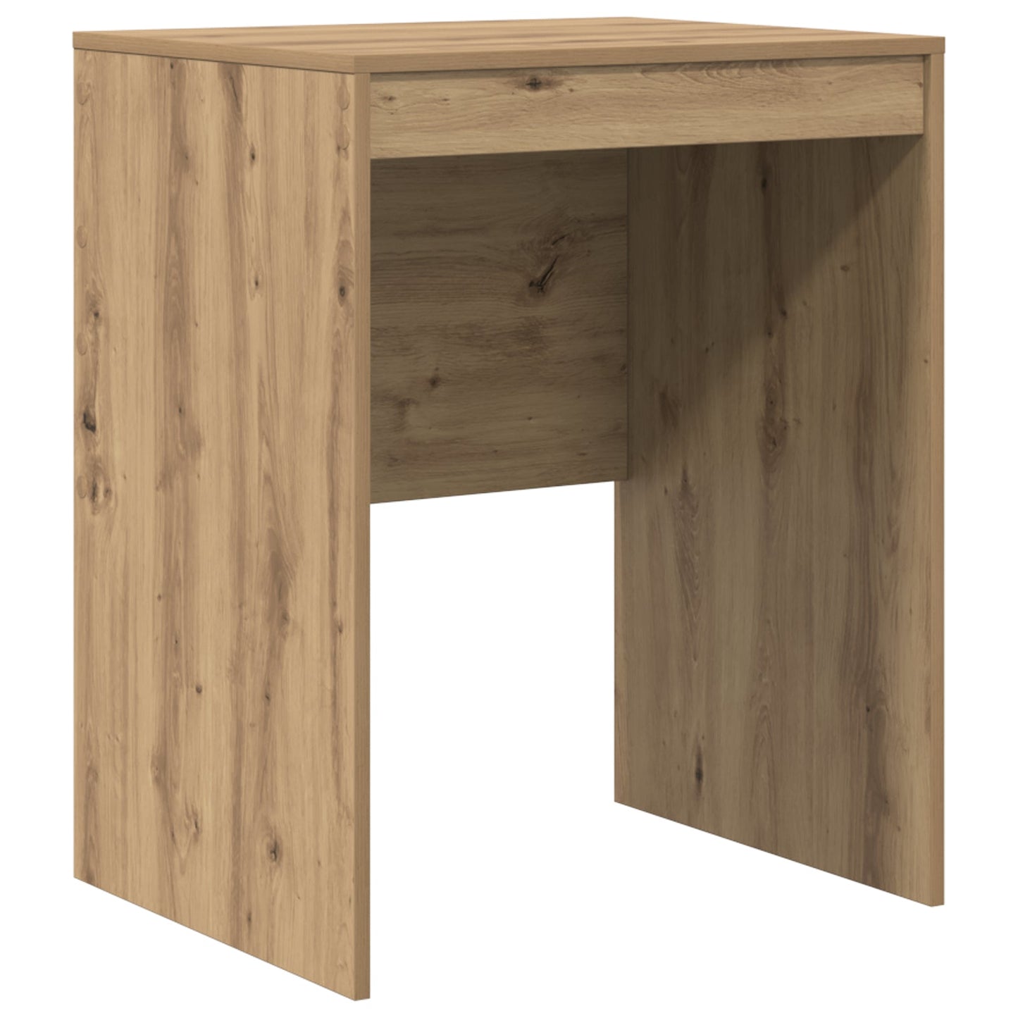 Desk with Storage Artisan Oak Engineered Wood