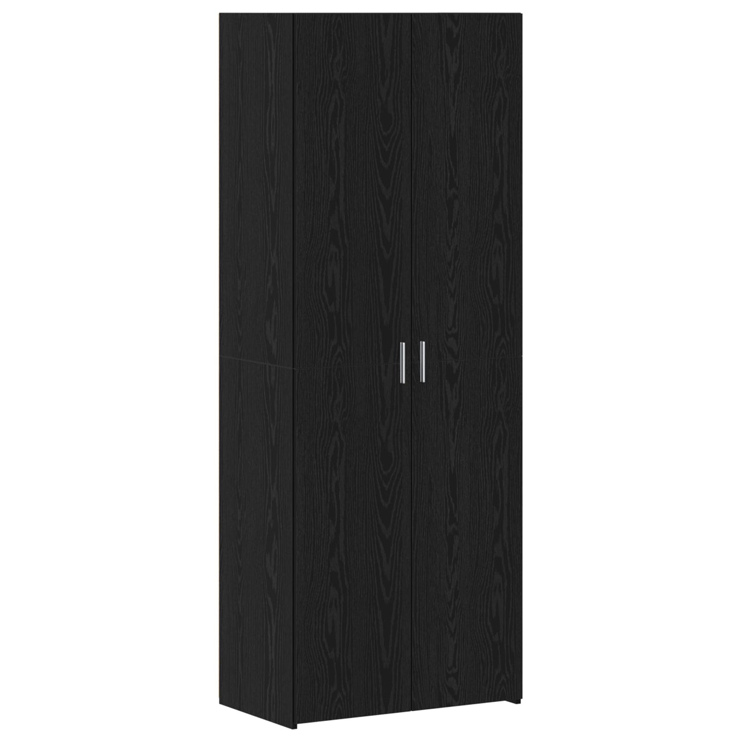 Storage Cabinet Black Oak 70x42.5x225 cm Engineered Wood, vidaXL Wall Cabinet Black Oak 70x42,5x40 cm Engineered Wood