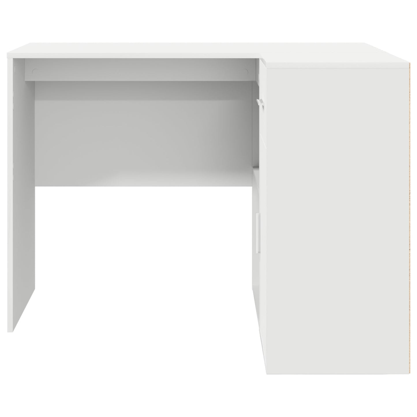 Corner Desk White 102x88x75 cm Engineered Wood