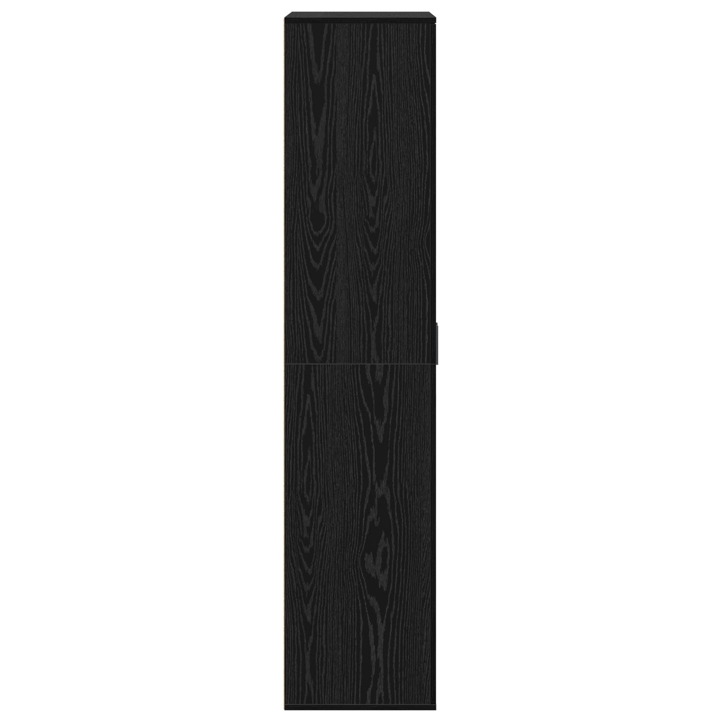 Highboard Black Oak 80x39x178 cm Engineered Wood