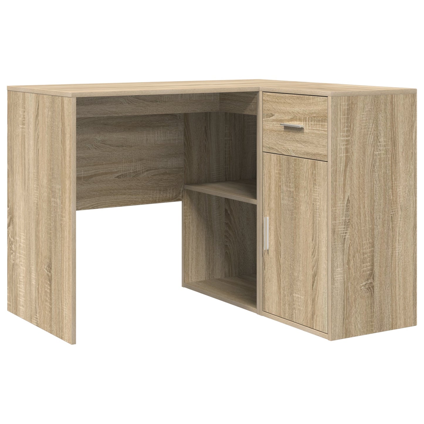 Corner Desk Sonoma Oak 102x88x75 cm Engineered Wood