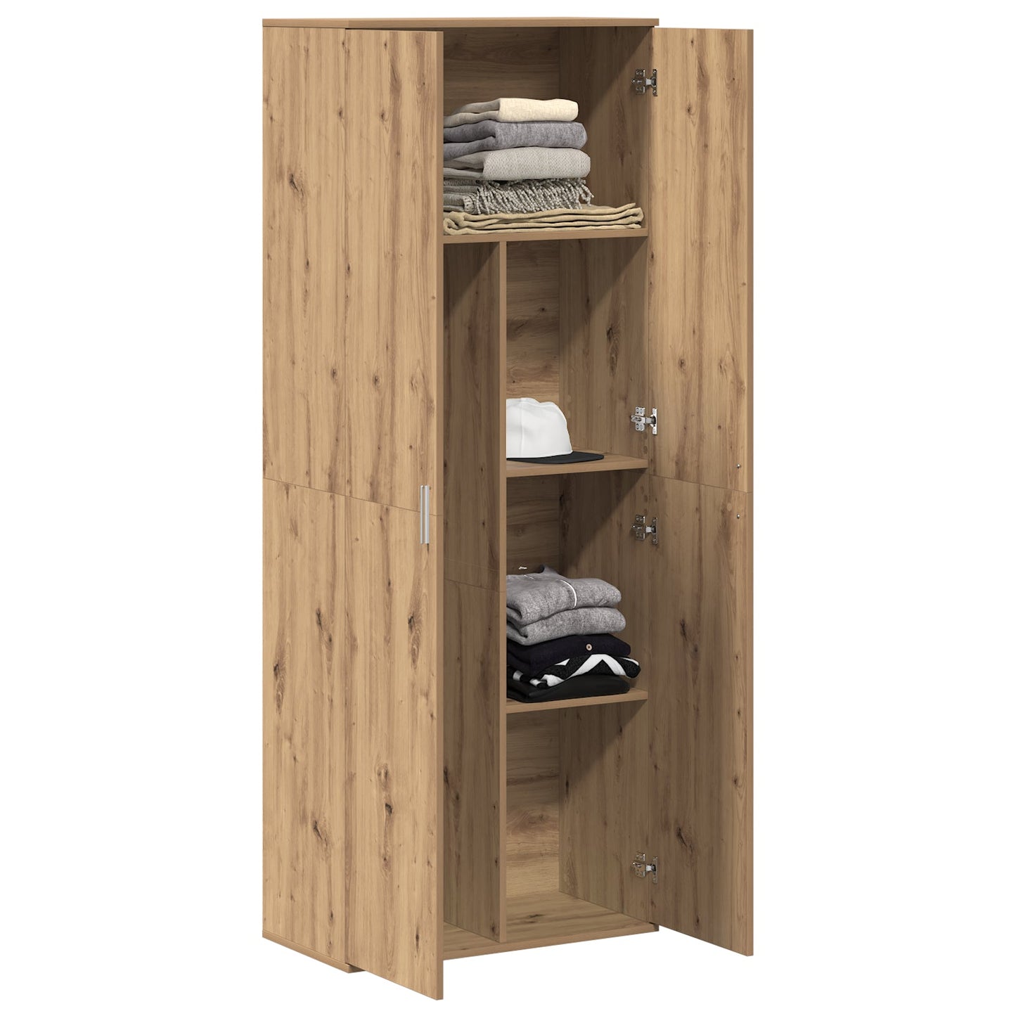 Highboard Artisan Oak 70x35x180 cm Engineered Wood