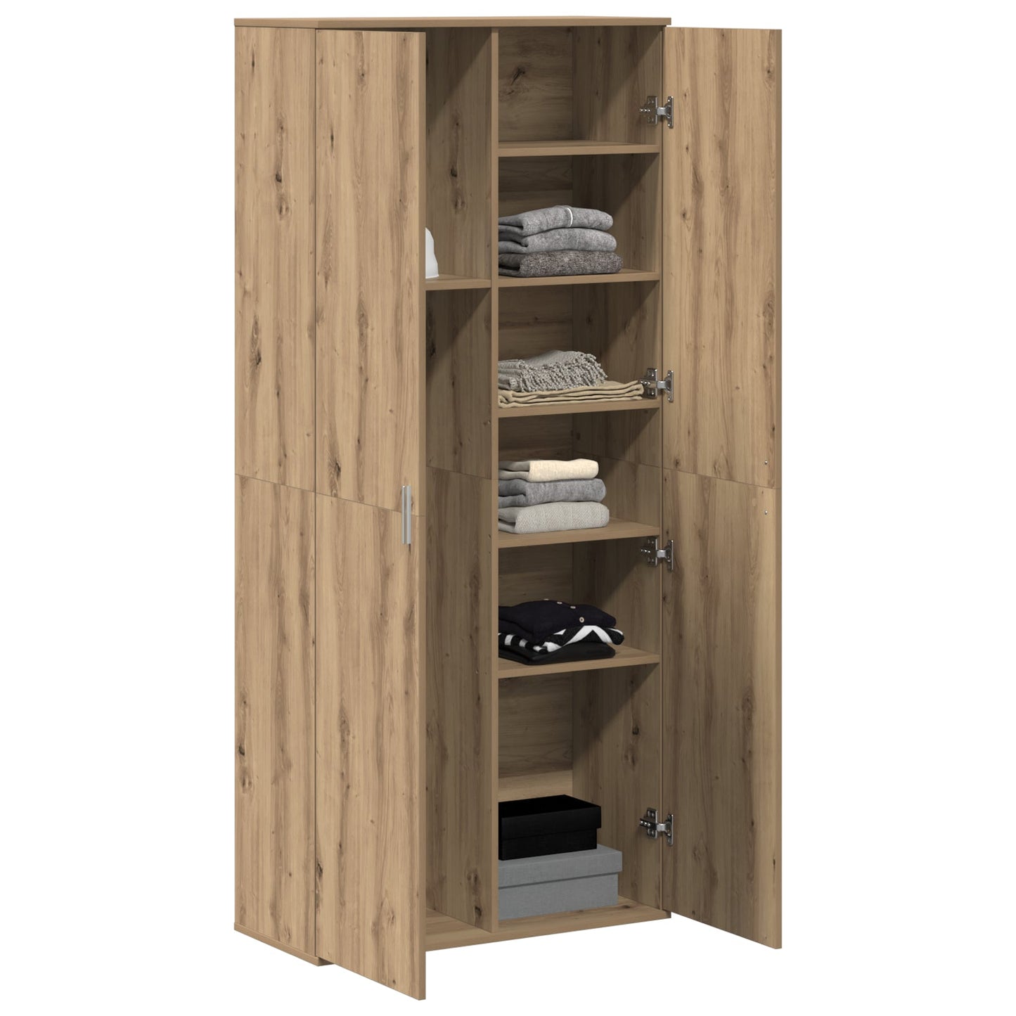Highboard Artisan Oak 80x35x180 cm Engineered Wood