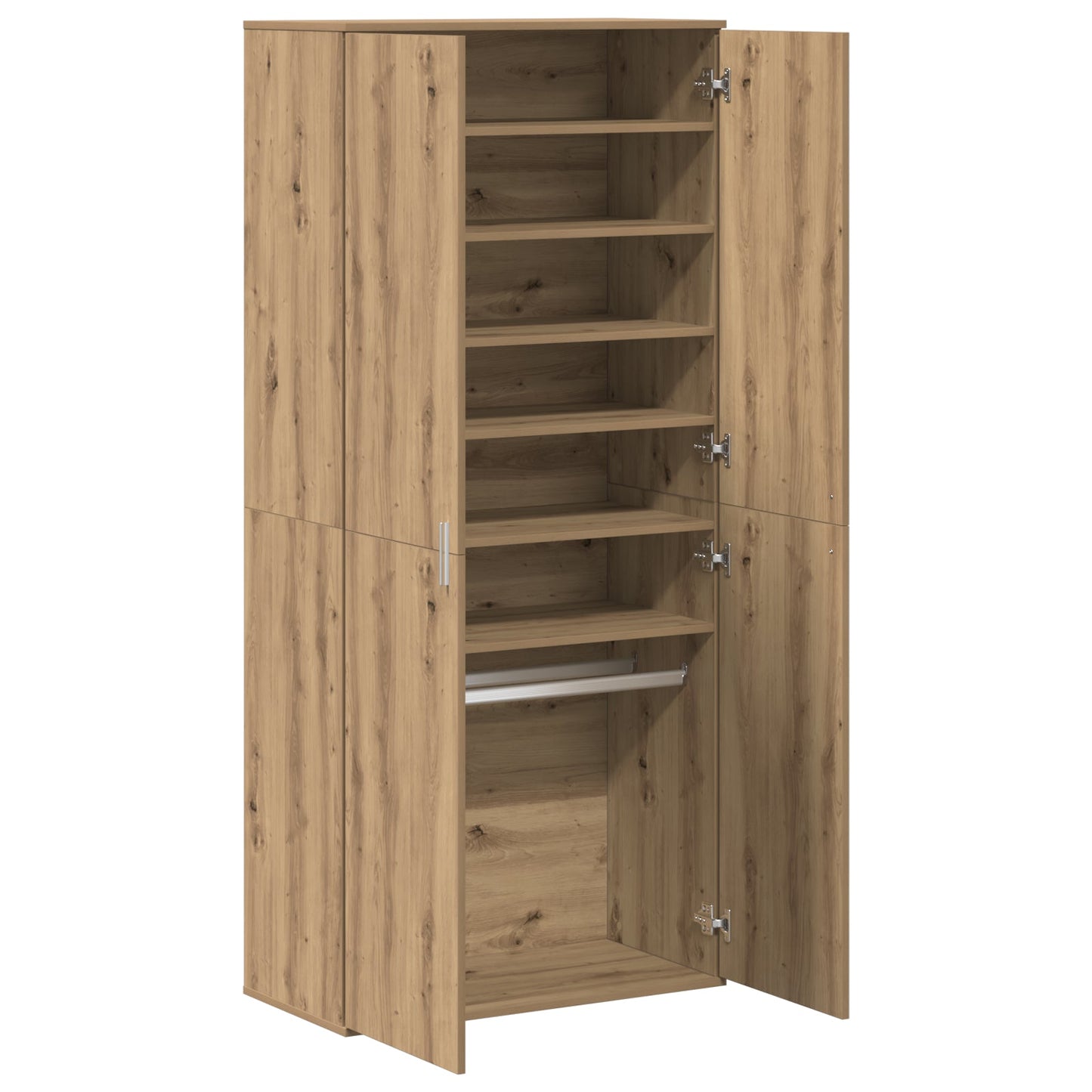 Highboard Artisan Oak 80x39x178 cm Engineered Wood