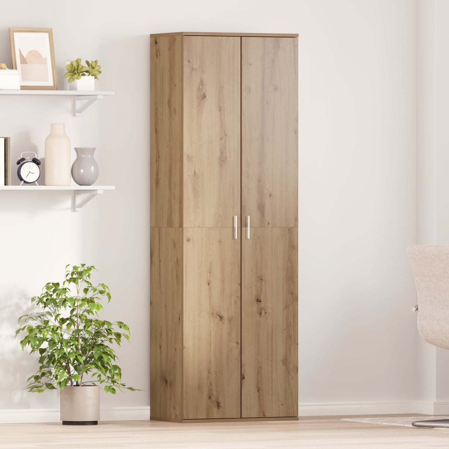 Highboard Artisan Oak 60x35x180 cm Engineered Wood