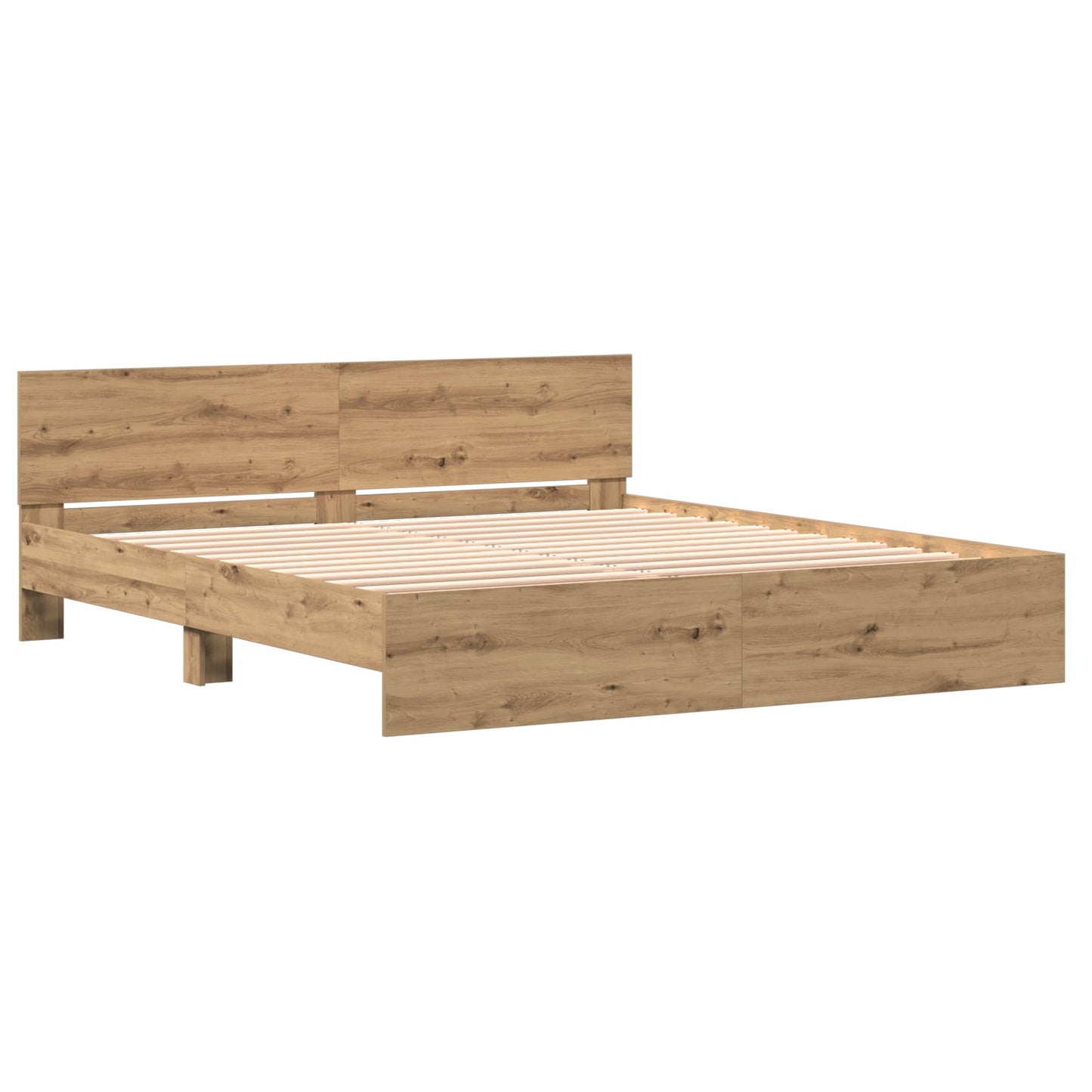 Modern Wooden Super King Size 1.8m Bed Frame Base With Headboard Wood Beds