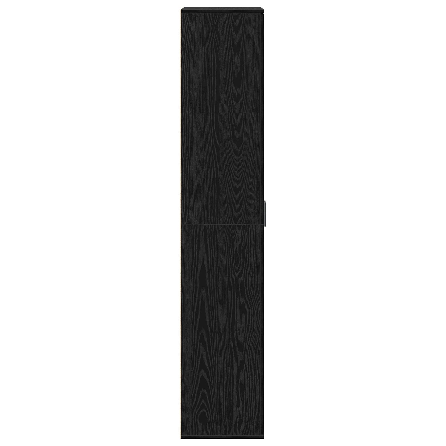 Highboard Black Oak 70x35x180 cm Engineered Wood