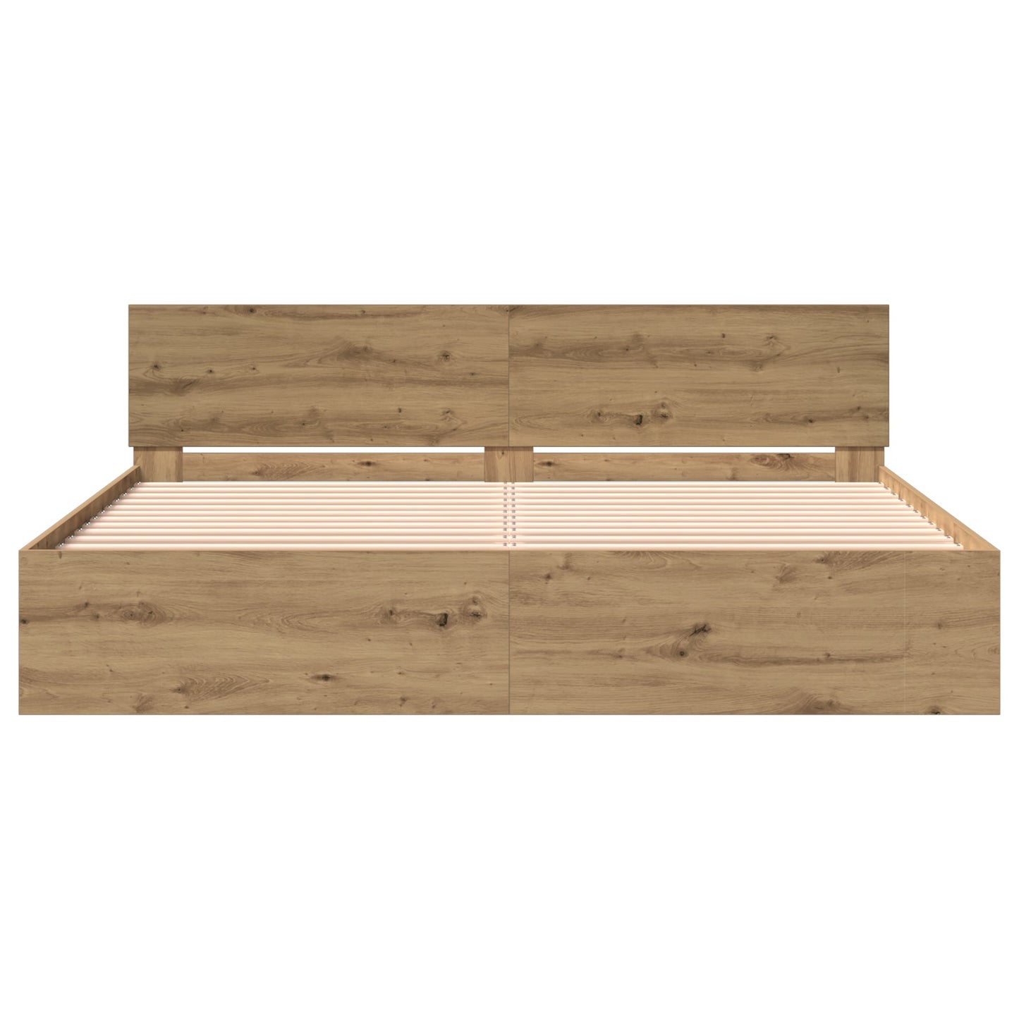 Modern Wooden Super King Size 1.8m Bed Frame Base With Headboard Wood Beds