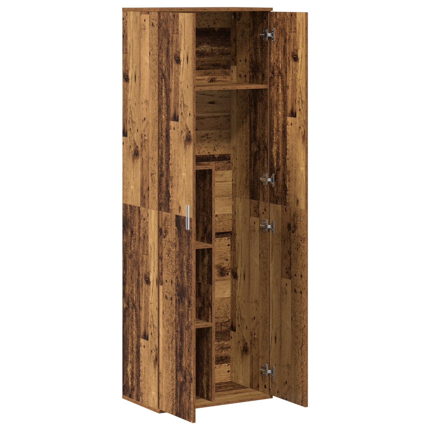 Highboard Old Wood 60x35x180 cm Engineered Wood