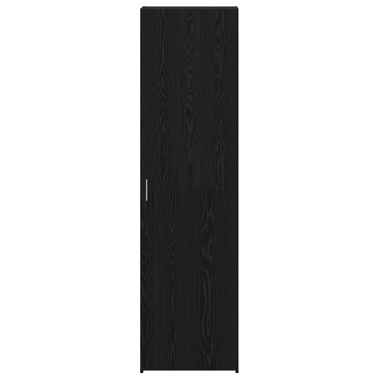 Highboard Black Oak 50x42.5x185 cm Engineered Wood