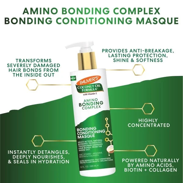 Palmer's Amino Bonding Complex Deep Conditioning Mask 12oz Bond Repair Treatment