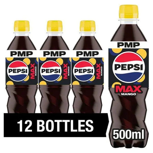 Pepsi Max Mango 500ml (Case of 12)