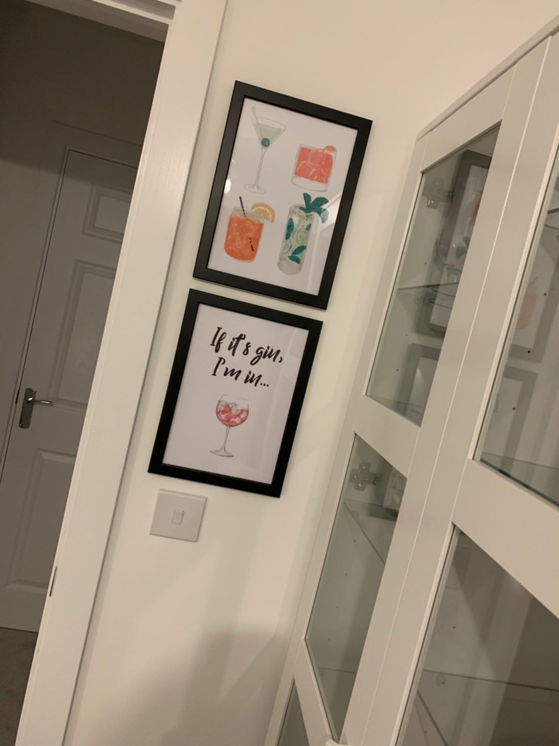 4 Cocktails Drink Alcohol Wall Decor Print