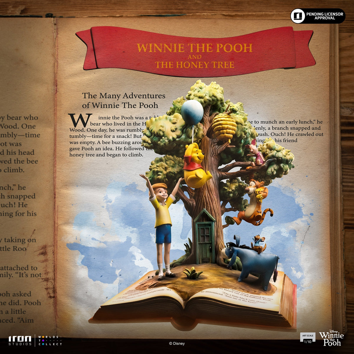 Pre-Order - Statue Winnie the Pooh and Friends (100th Anniversary) - Disney Classics - Deluxe Art Scale 1/10 - Iron Studios