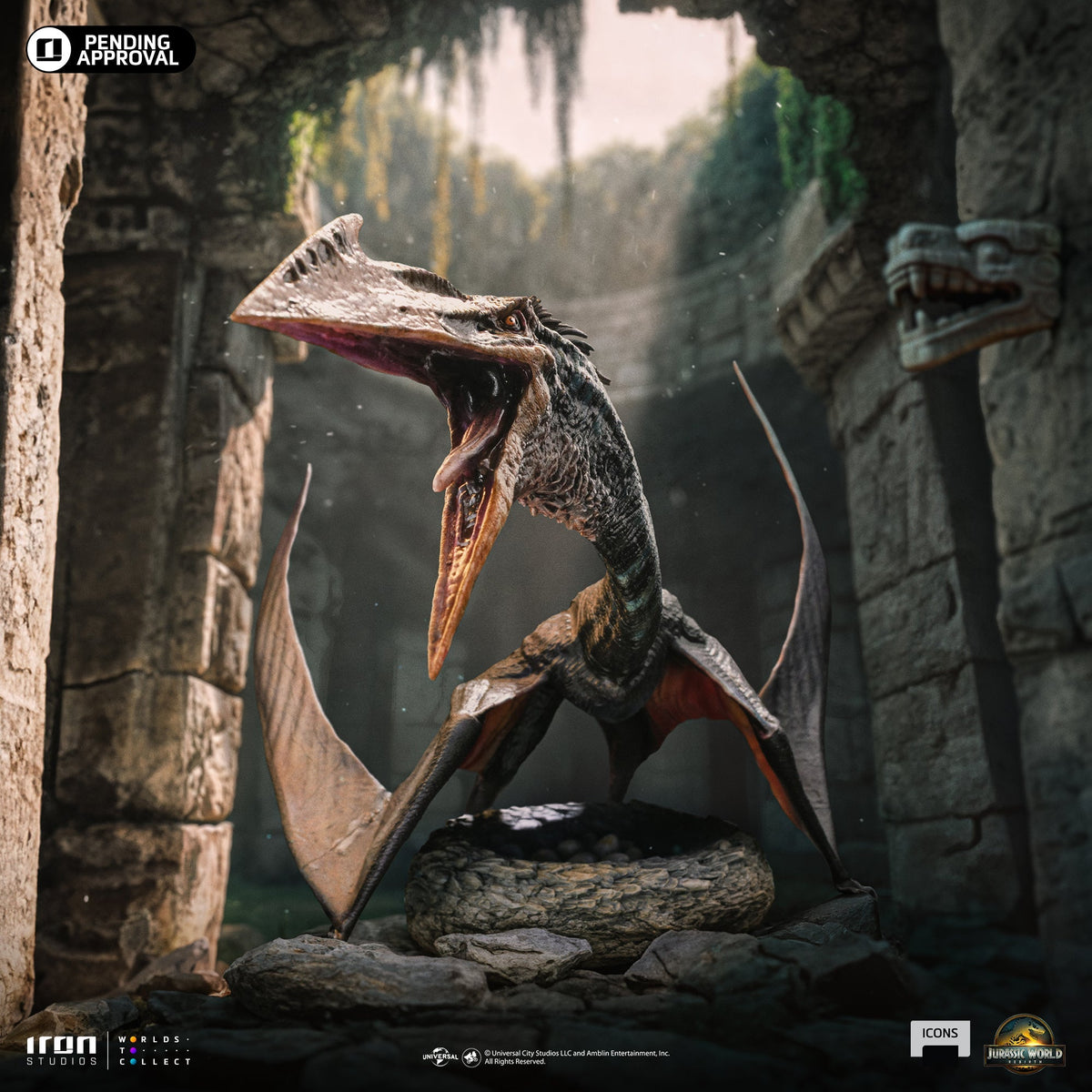 Pre-Order - Statue Quetzalcoatlus - Jurassic World: Rebirth - Icons - Iron Studios