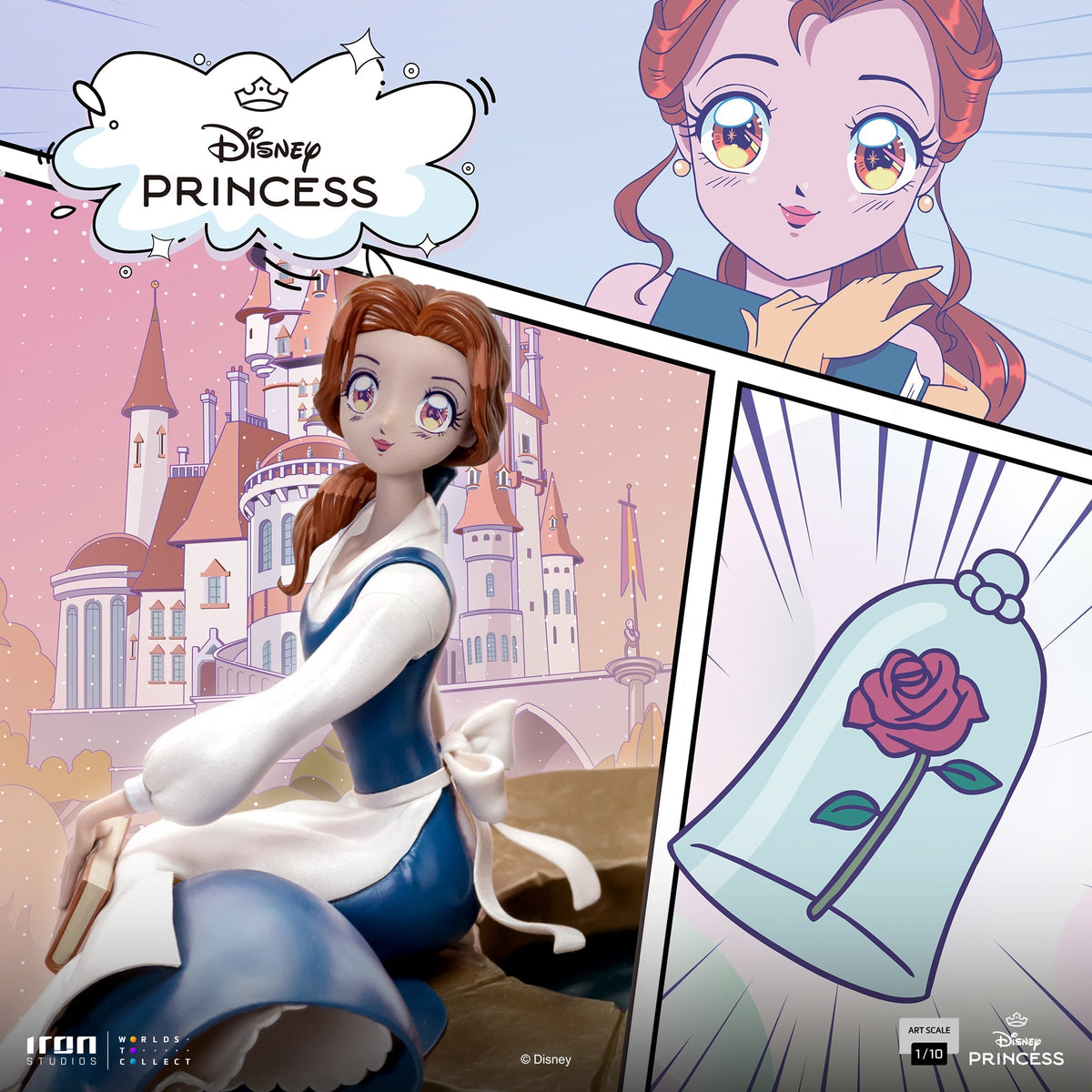 Statue Belle - Disney's Princess - Iron Studios