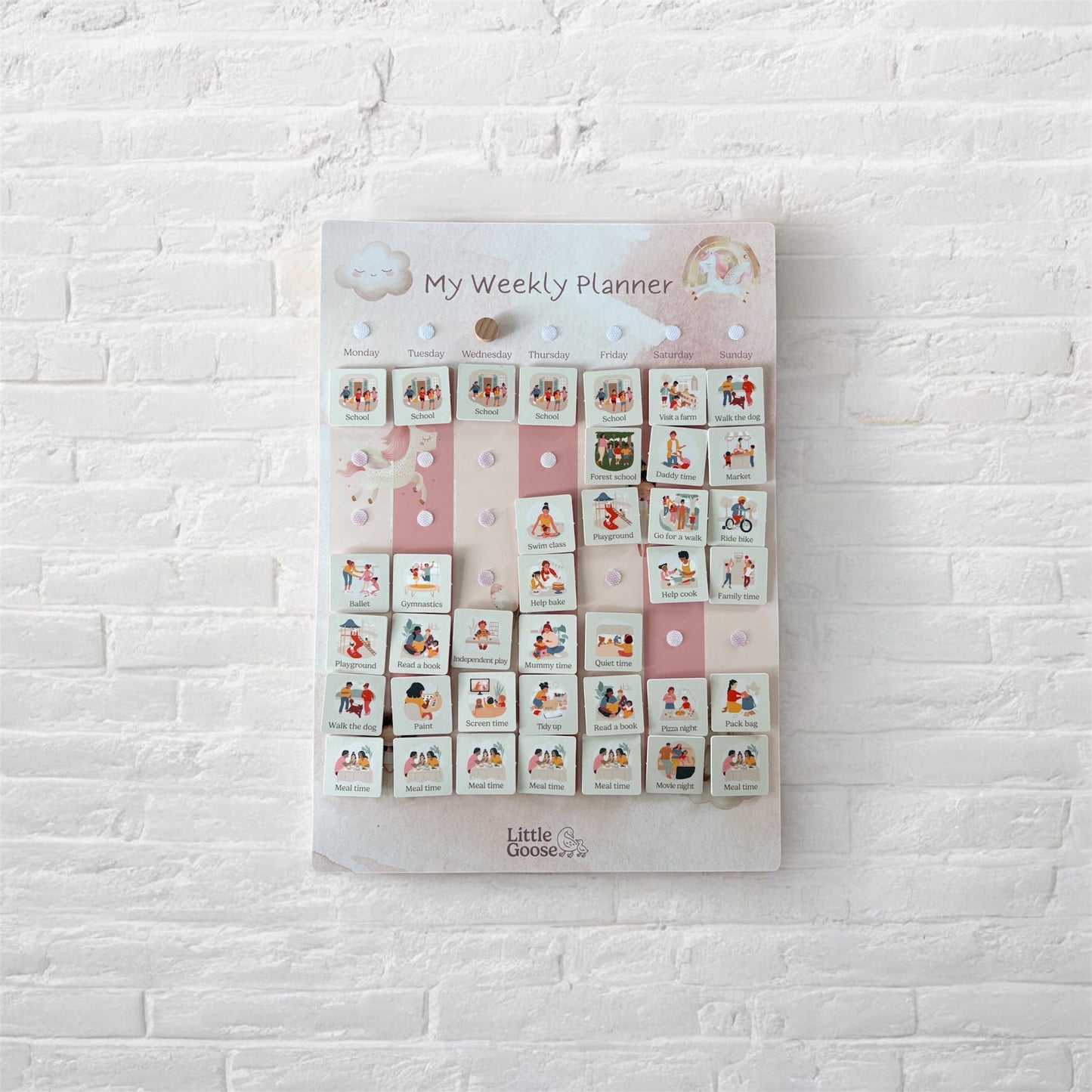 Weekly Planner for Kids A3