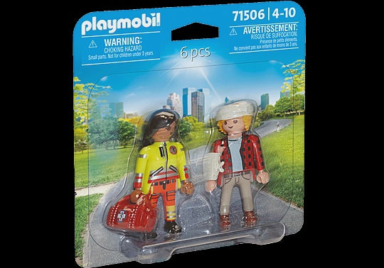 Playmobil Duo Pack Paramedic with Patient 71506