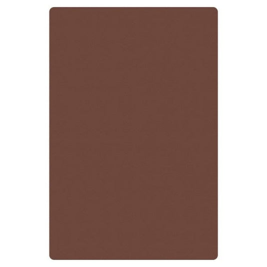 High Density Polyethylene Brown Chopping Board 457x305x13mm