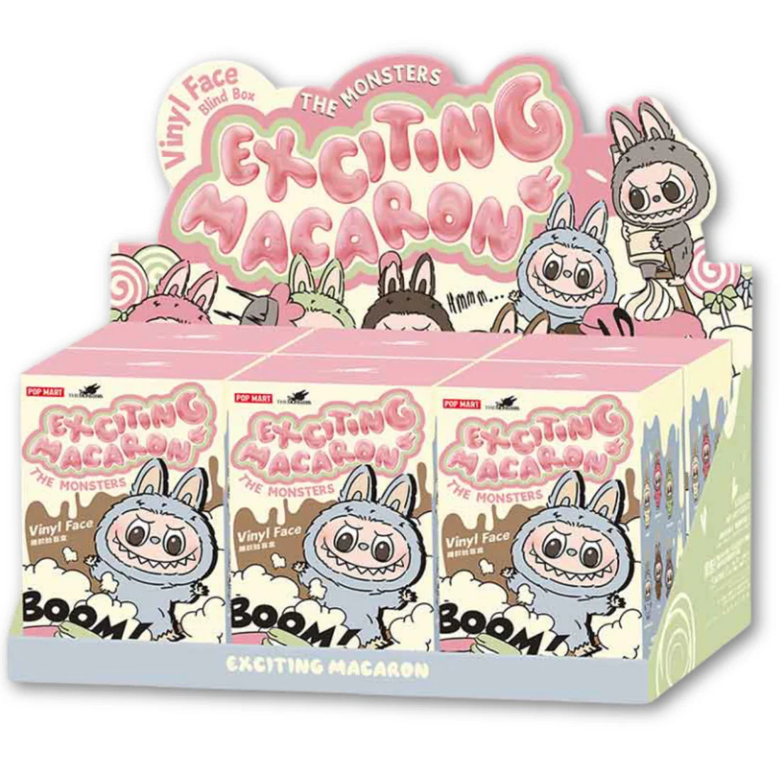 Pop Mart The Monsters Labubu Exciting Macaron 'Toffee' Vinyl Pendant