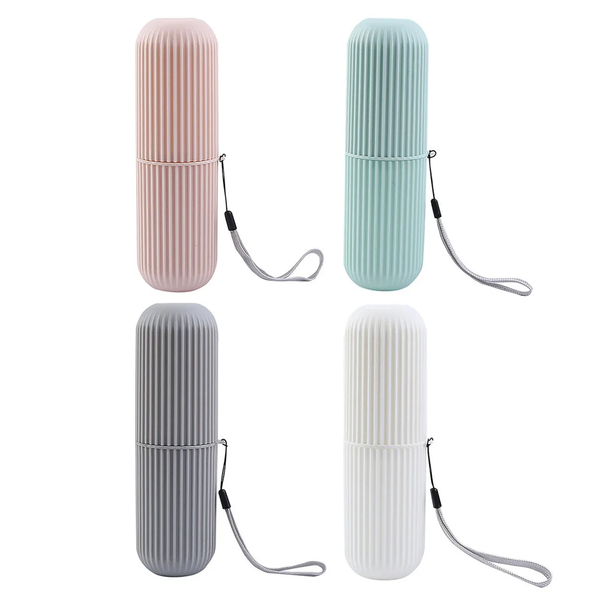 Portable Toothbrush and Toothpaste Holder Case - Travel Storage Box for Toothbrush and Toothpaste Protection