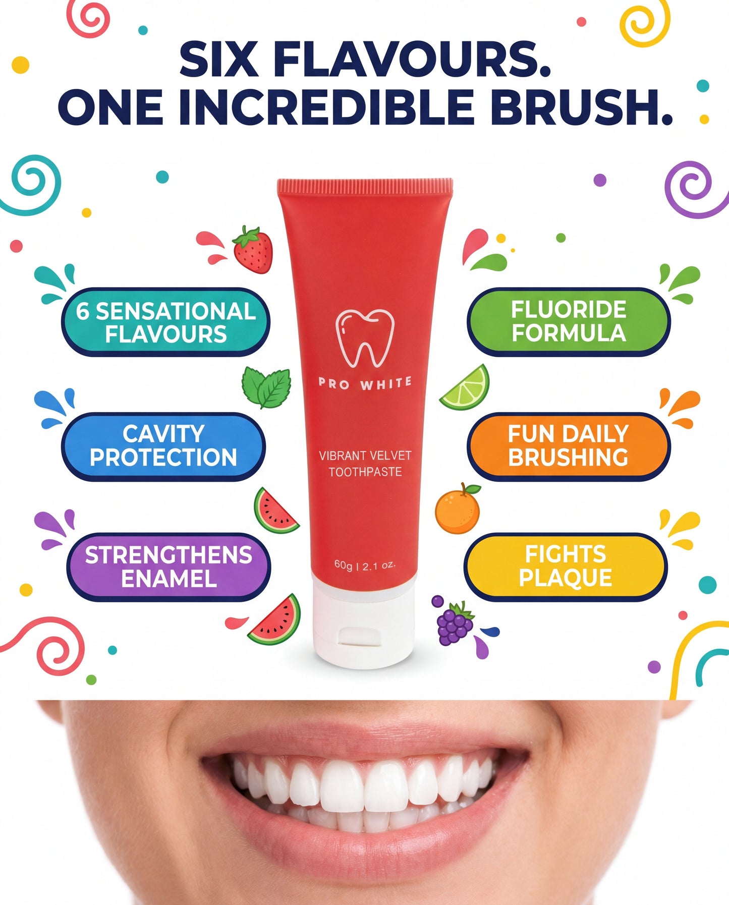 TruFlouride Flavoured Toothpaste
