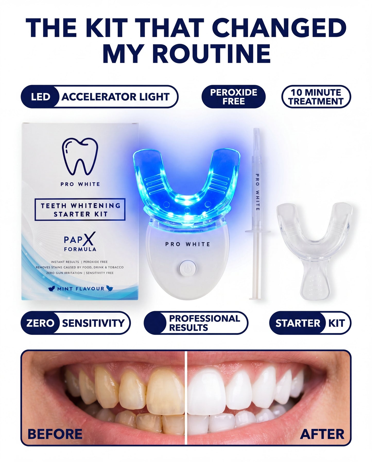Starter PAP-X™ Teeth Whitening Kit