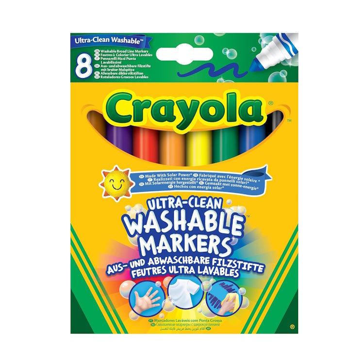 Crayola 8 Assorted Ultra Clean Washable Markers