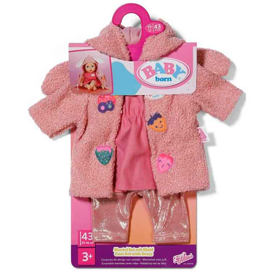 Baby Born Coat Set With Dress