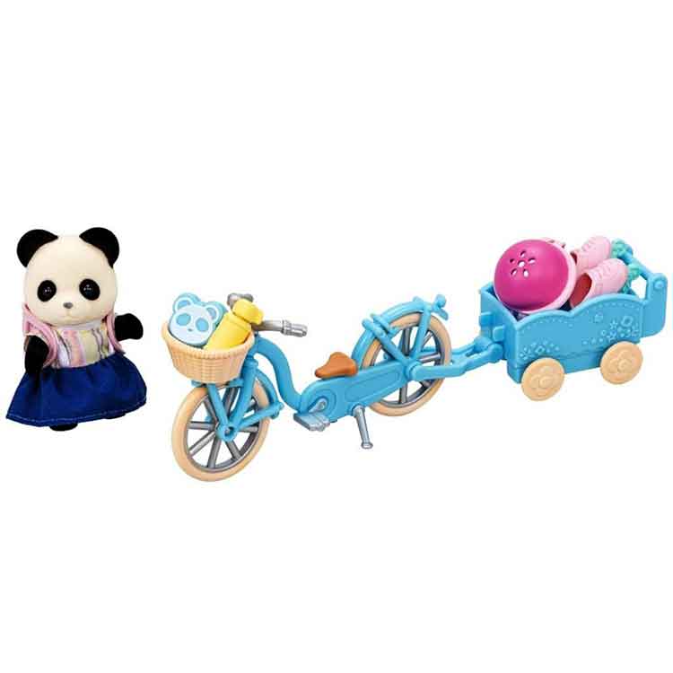 Sylvanian Families - Cycle & Skate - Panda Girl