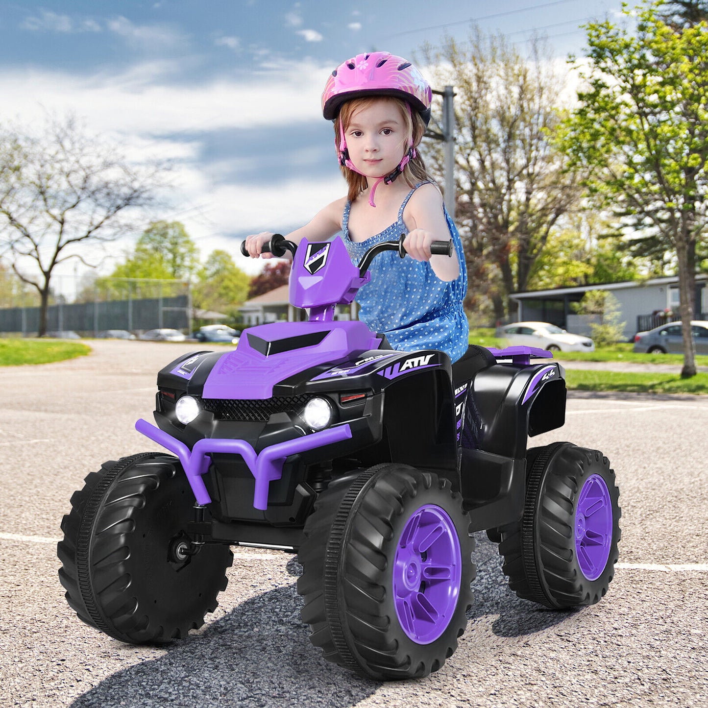 12v Electric Kids Ride On ATV / Quad Bike-Black