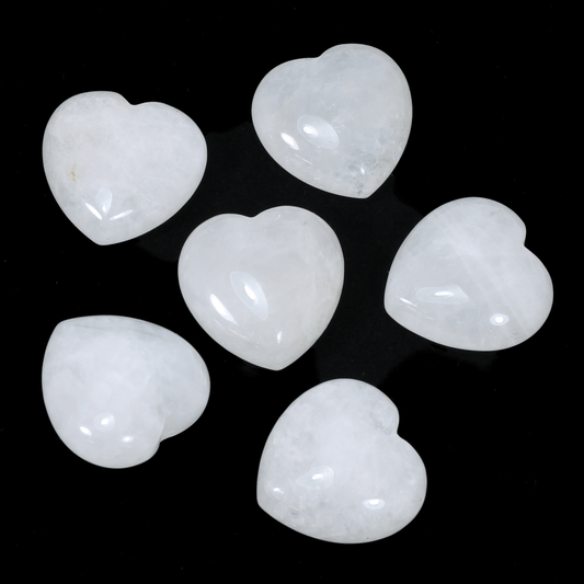 Clear Quartz Mini Heart