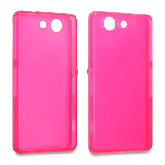 Qubits TPU Gel Hot Pink Case - For Sony Xperia Z3 Compact