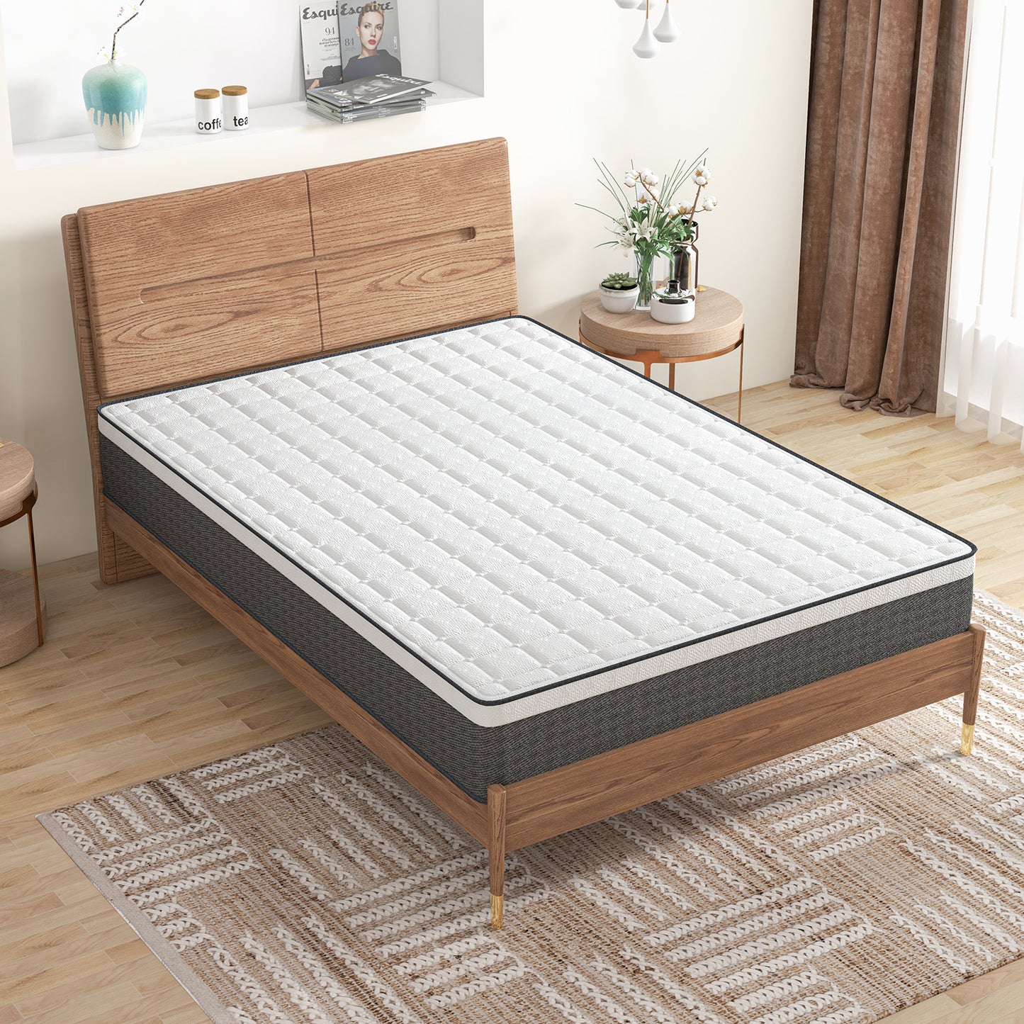 23cm High Density Foam Box-spring Mattress in a Box