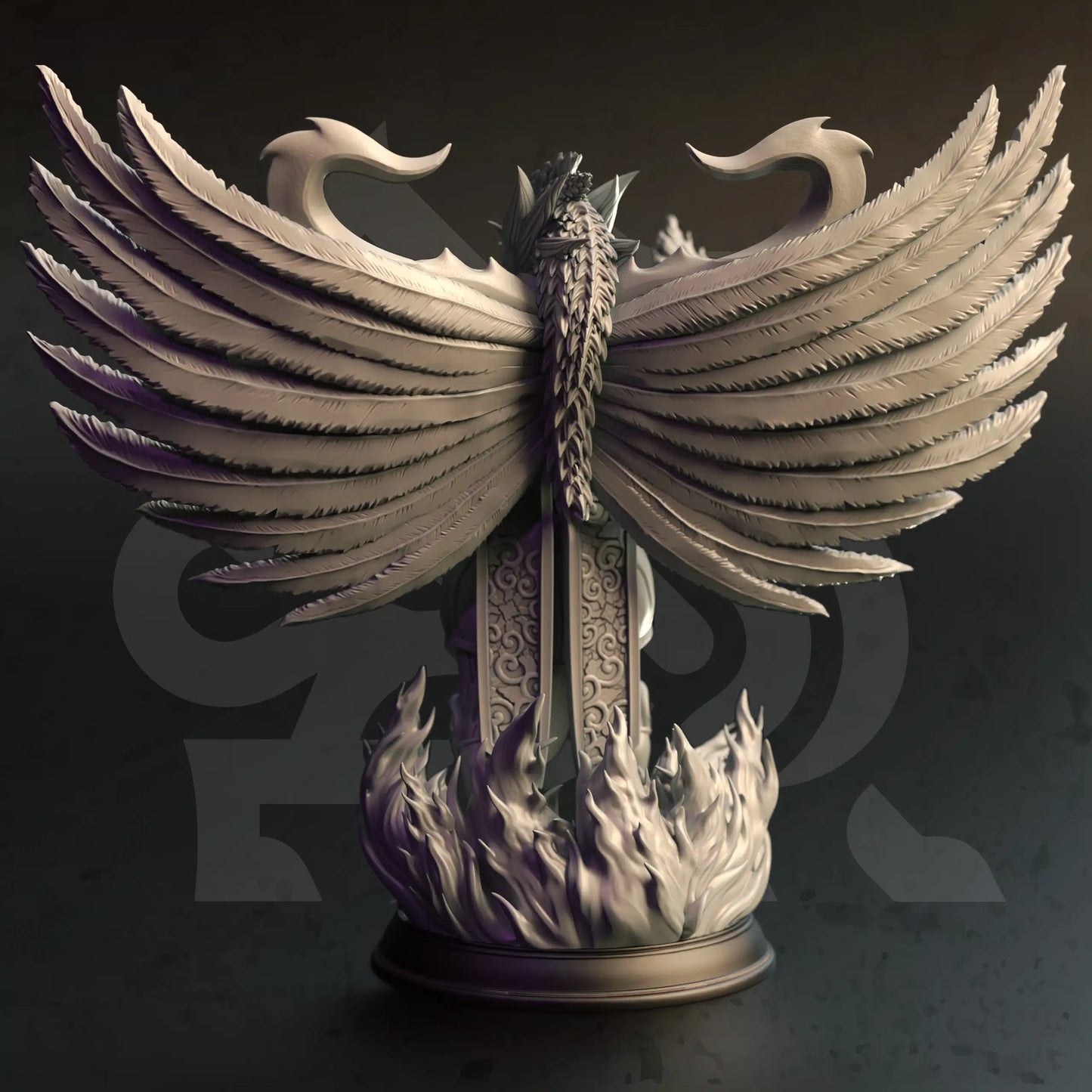 Quisterian – Arcane Phoenix - 3D Printed Monster Miniature