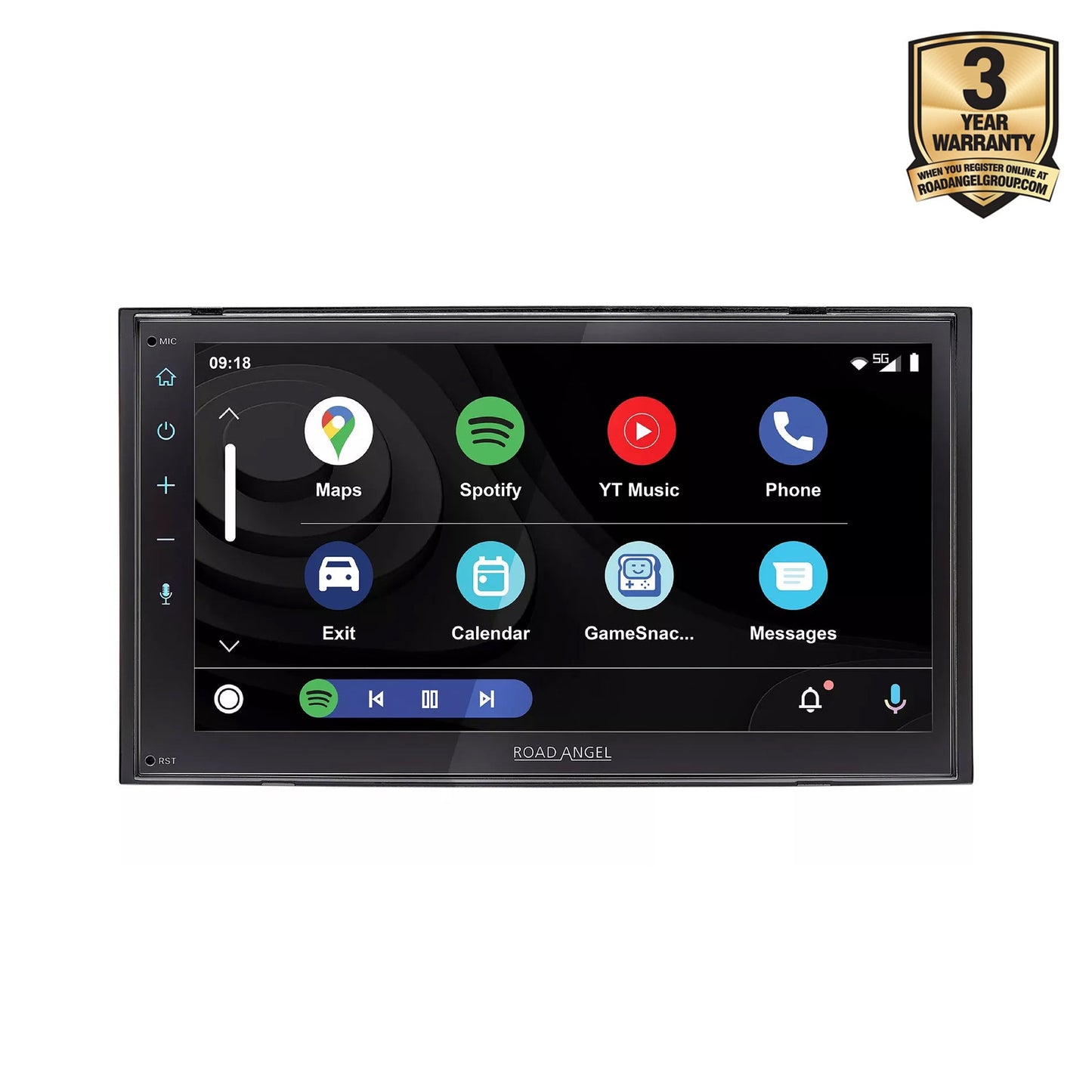 Road Angel RA-X721DAB Car Stereo