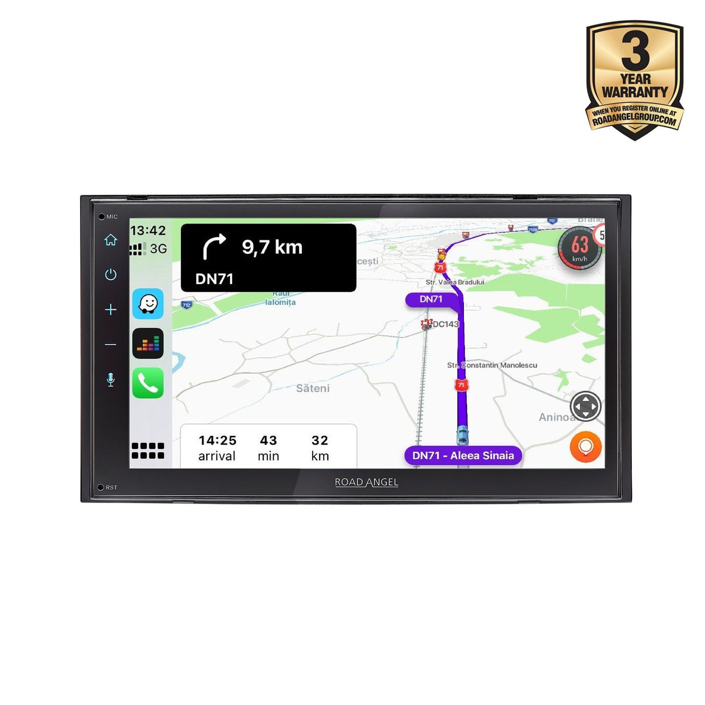 Road Angel RA-X721DAB Car Stereo