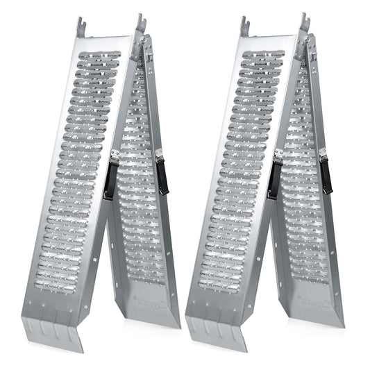 2-Pcs Steel Foldable Loading Ramp