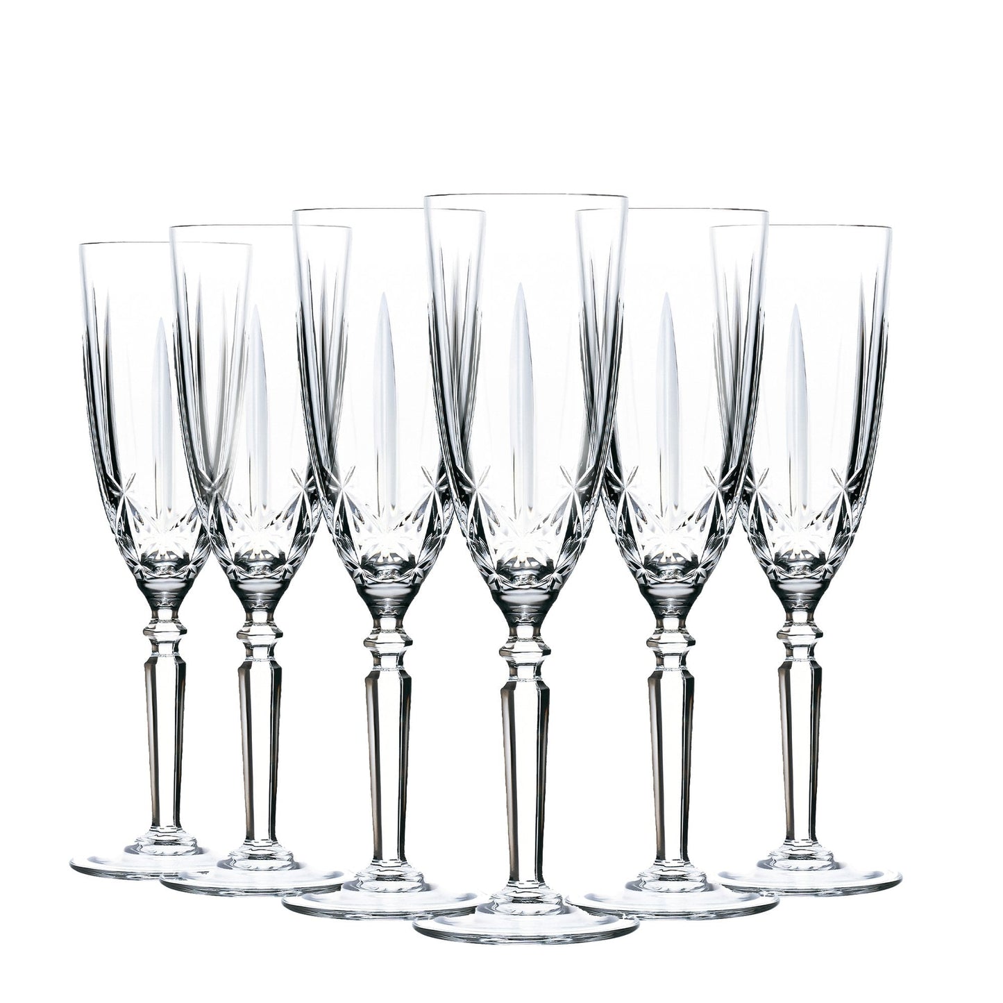 200ml Crystal Orchestra Champagne Flutes - Pack of Six