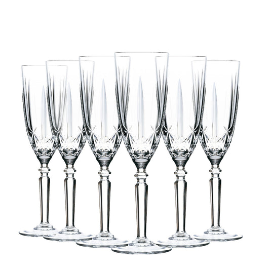 200ml Crystal Orchestra Champagne Flutes - Pack of Six
