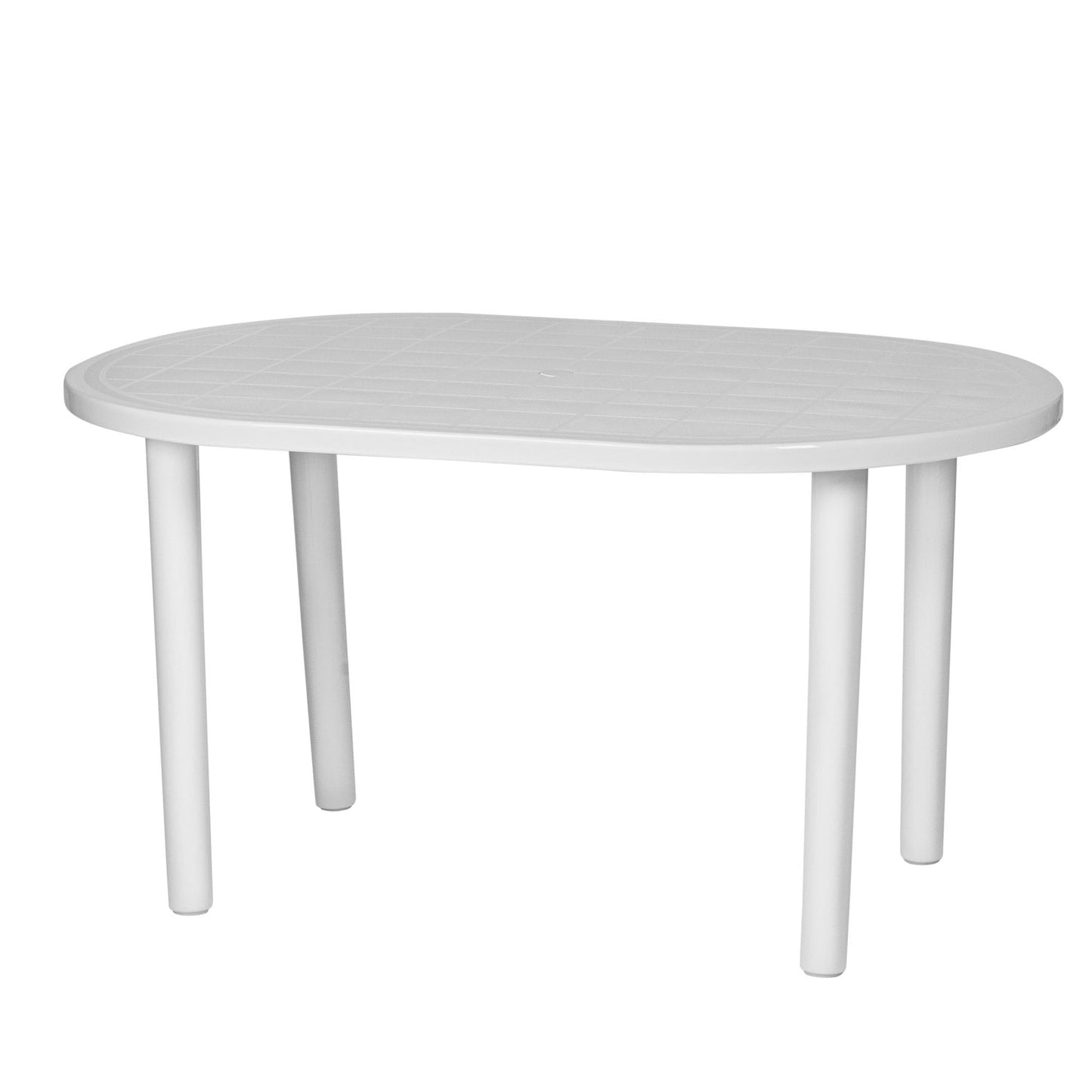 Four-Seater Oval Gala Garden Dining Table 140cm x 90cm