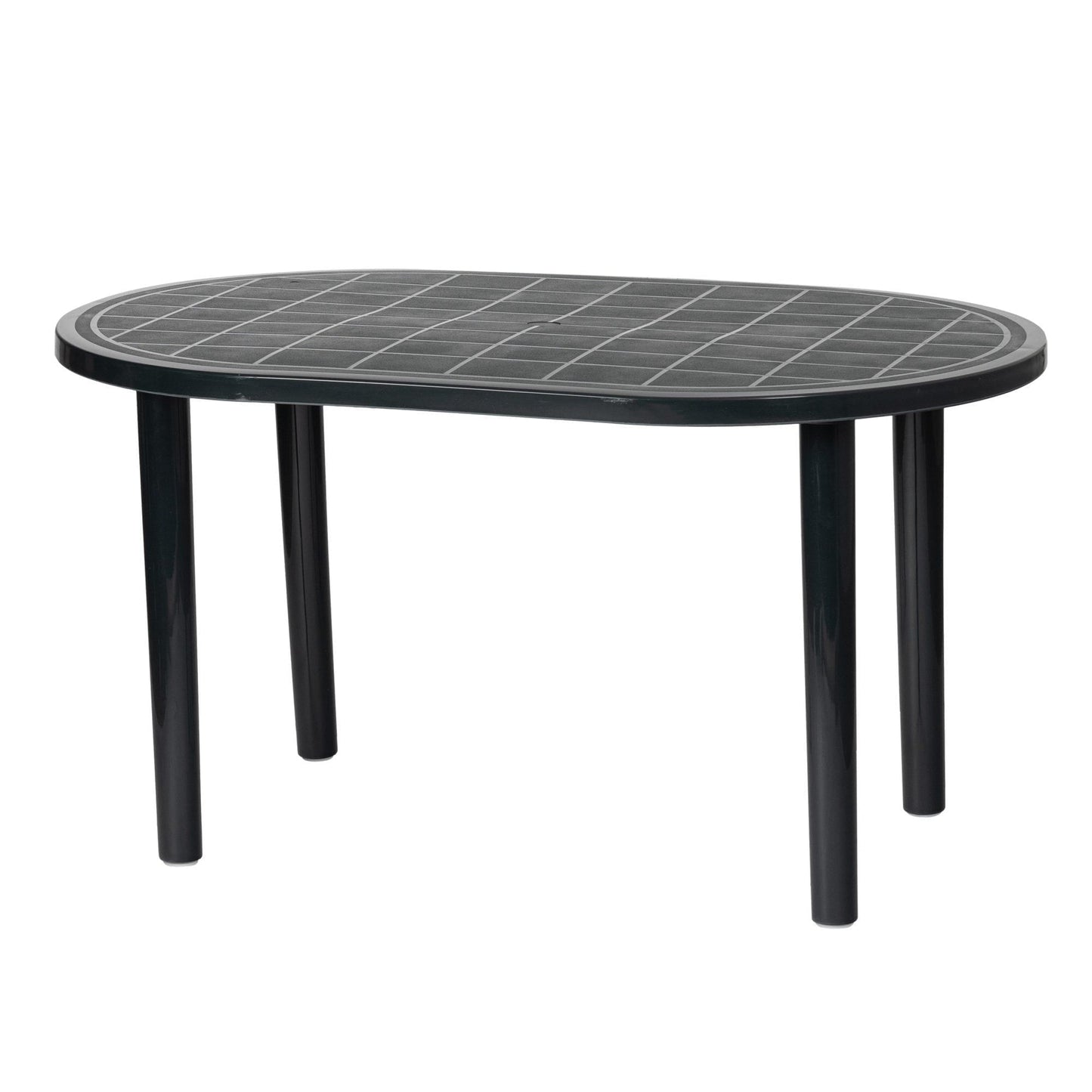 Four-Seater Oval Gala Garden Dining Table 140cm x 90cm