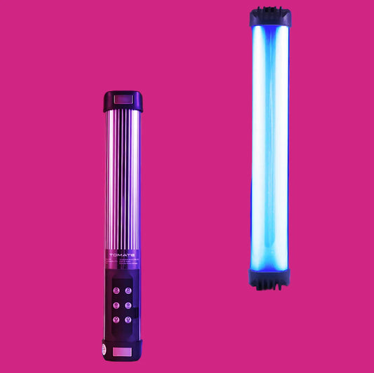 RGB Colorful Stick Light 30CM Handheld LED Light Wand Photography Studio Lamp