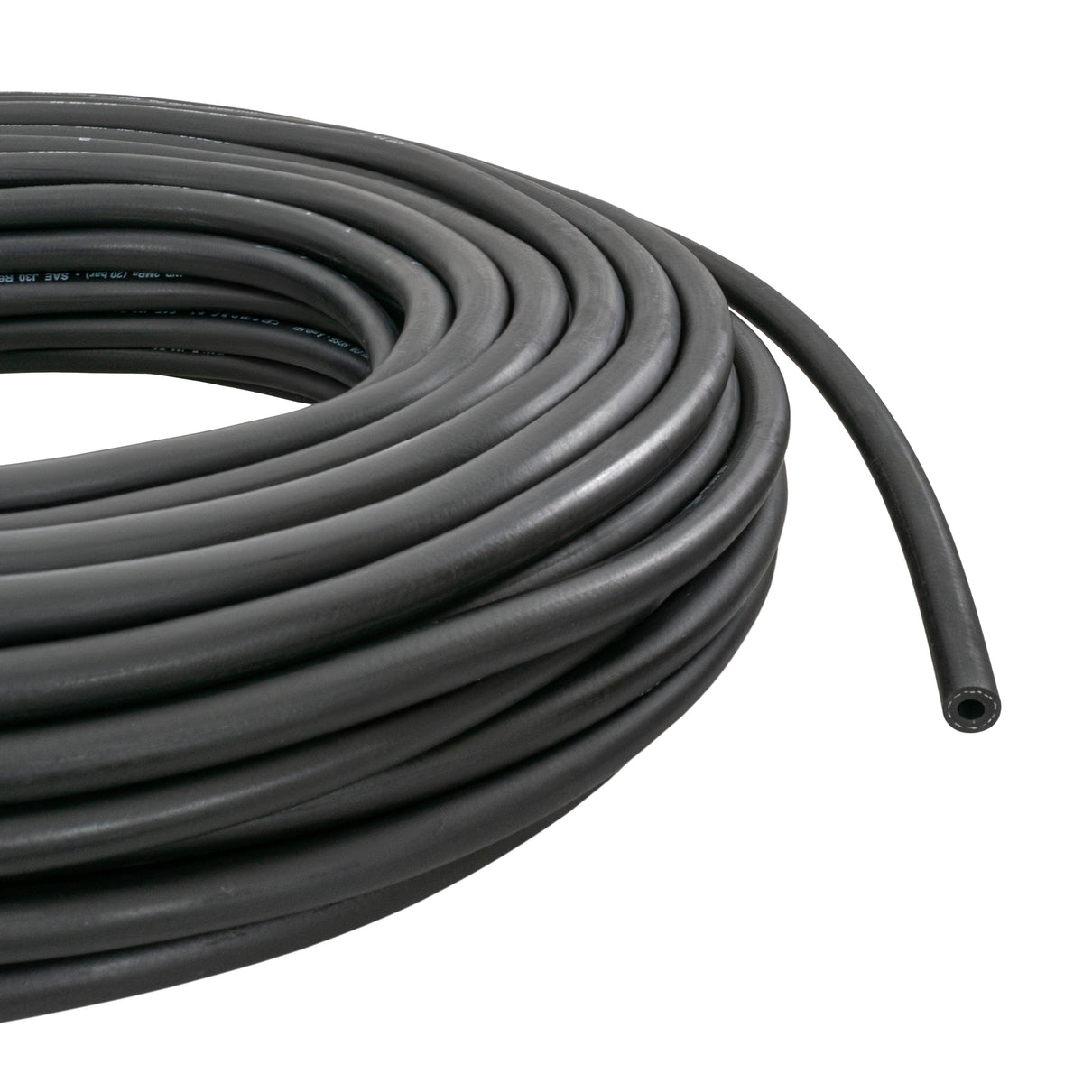 Rubber 8mm Braided Fuel, Oil Hose SAE J30 R6