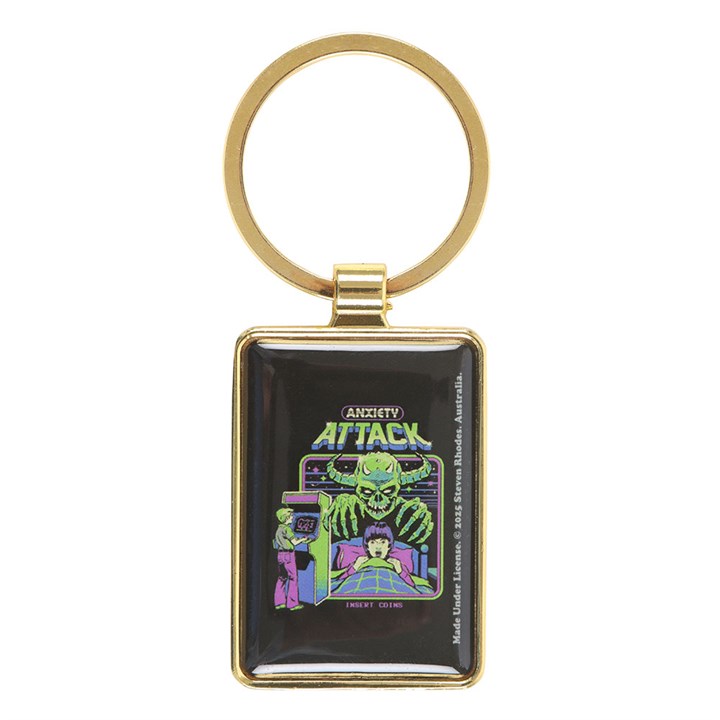 Anxiety Attack Keyring by Steven Rhodes